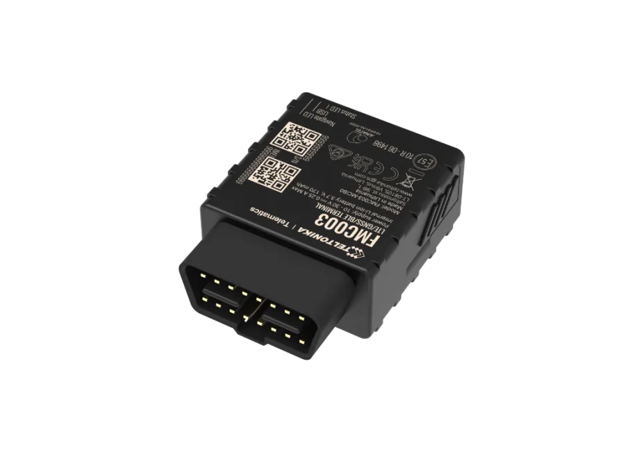 Teltonika FMC003-E 4G LTE OBDII GPS nyomkövető – Járműdiagnosztika és flottakövetés